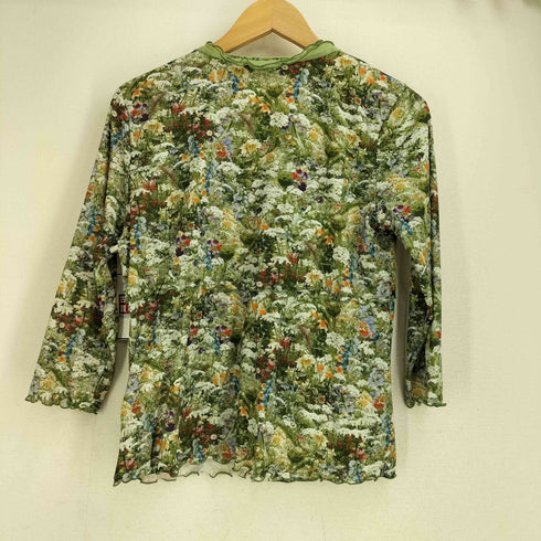 バラ色の暮らし 花柄 レース フリル ブラウス レディース JPN:S