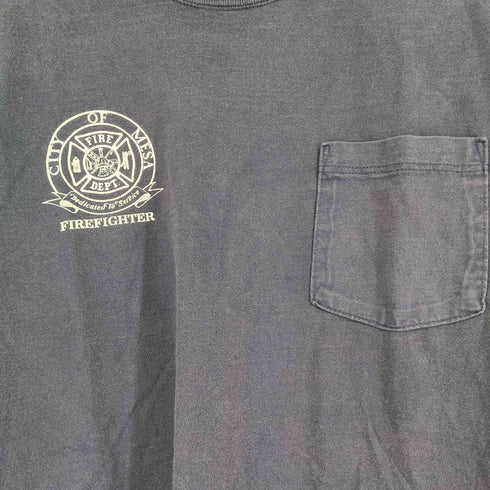 ラッセルアスレチック RUSSELL ATHLETIC USA製 両面プリント S/S ポケットTシャツ メンズ import:L