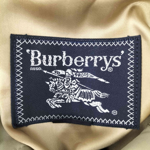 バーバリーズ BURBERRYS フラップポケット比翼ハーフコート メンズ M