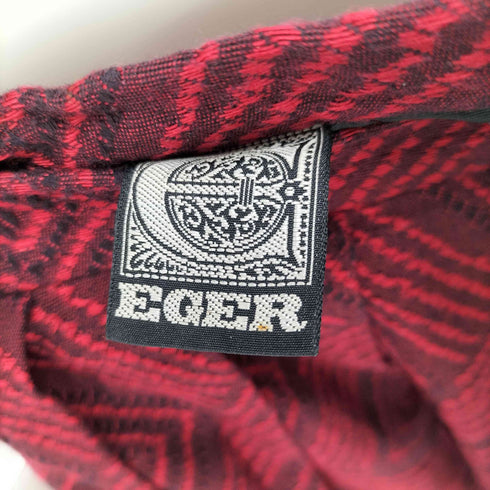 EGER レーヨン混 総柄ウールプリーツスカート レディース EUR:38