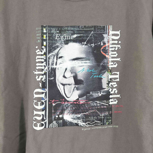 ゲンザイ genzai フロントプリント L/S Tシャツ メンズ JPN:XL