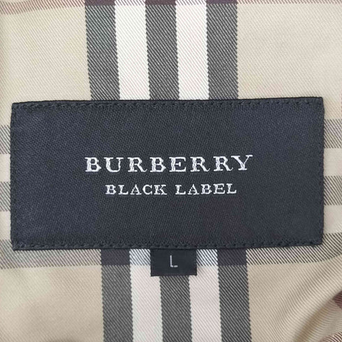 バーバリーブラックレーベル BURBERRY BLACK LABEL ノヴァチェック切替ハンティングジャケット メンズ L