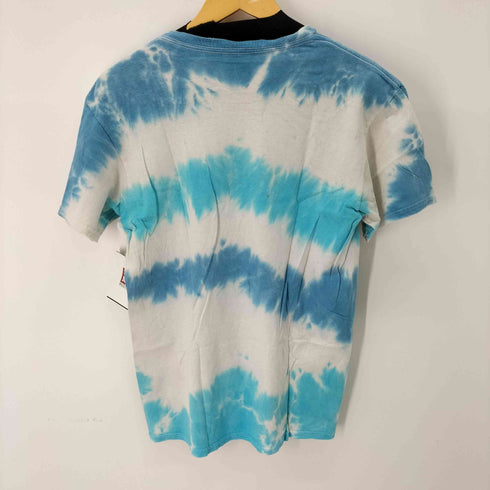 リキッドブルー LIQUID BLUE ドクロ総柄 S/S タイダイTシャツ メンズ import:M