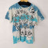 リキッドブルー LIQUID BLUE ドクロ総柄 S/S タイダイTシャツ メンズ import:M