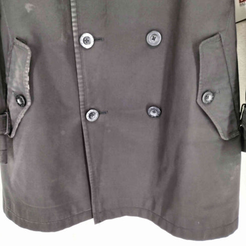 バーバリーブラックレーベル BURBERRY BLACK LABEL 裏地ノヴァチェックトレンチコート メンズ M