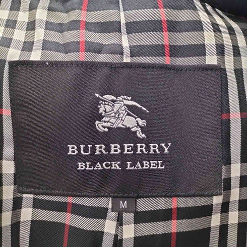 バーバリーブラックレーベル BURBERRY BLACK LABEL 裏地ノヴァチェックトレンチコート メンズ M