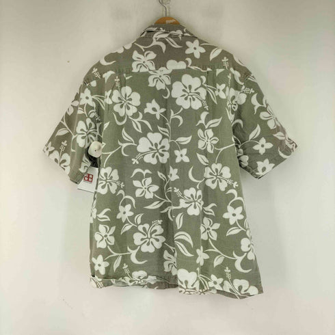 RUSTY ボタニカル柄 S/S アロハシャツ メンズ import:XL