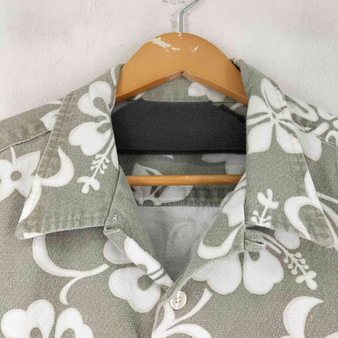 RUSTY ボタニカル柄 S/S アロハシャツ メンズ import:XL
