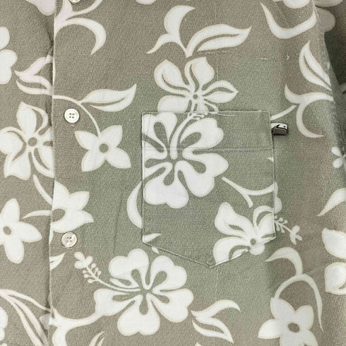RUSTY ボタニカル柄 S/S アロハシャツ メンズ import:XL