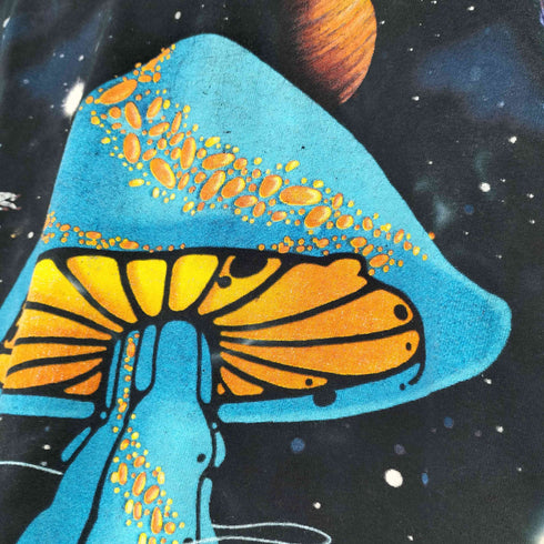 リキッドブルー LIQUID BLUE キノコ総柄 S/S タイダイTシャツ メンズ import:XL