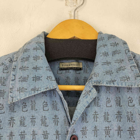 CLOCKHOUSE 総柄 S/S 開襟シャツ メンズ import:L