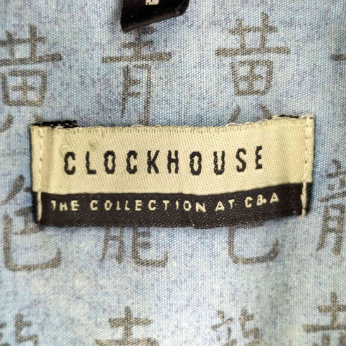 CLOCKHOUSE 総柄 S/S 開襟シャツ メンズ import:L