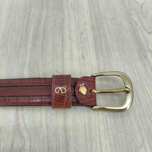 ヴァレンティノガラヴァーニ VALENTINO GARAVANI ゴールドバックル レザーベルト レディース 95