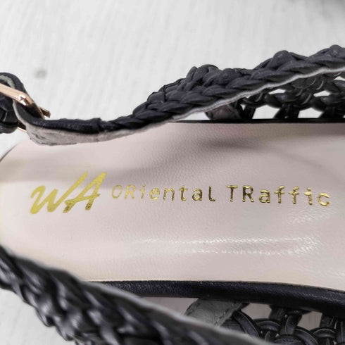 ダブルエーオリエンタルトラフィック WA ORiental TRaffic バックストラップメッシュパンプス レディース JPN:M