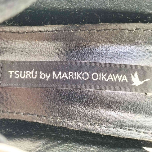 ツルバイマリコオイカワ Tsuru by Mariko Oikawa ベルベット ヒール サンダル レディース JPN:38