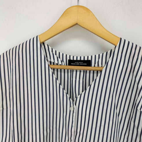 ユナイテッドアローズグリーンレーベルリラクシング UNITED ARROWS green label relaxing CS ライタ N/C ソデタック ブラウス レディース FREE