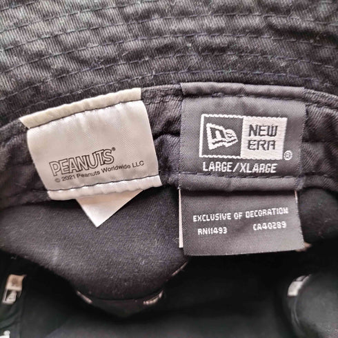 ニューエラ NEW ERA ロゴ キャラクター 刺繍 バケット ハット レディース XL