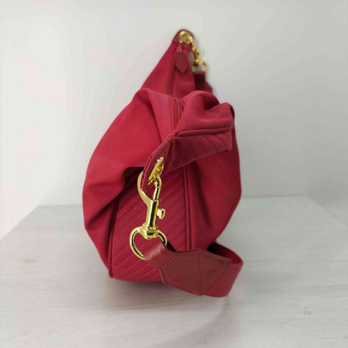 イヴサンローラン Yves Saint Laurent フロントロゴショルダーバッグ レディース
