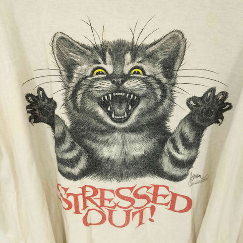 90S Bob Harrison STRESSED OUT Tシャツ メンズ