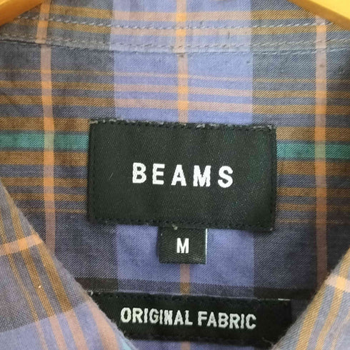 ビームス BEAMS イージーフィット ブライトカラーチェック ミニレギュラーシャツ メンズ JPN:M