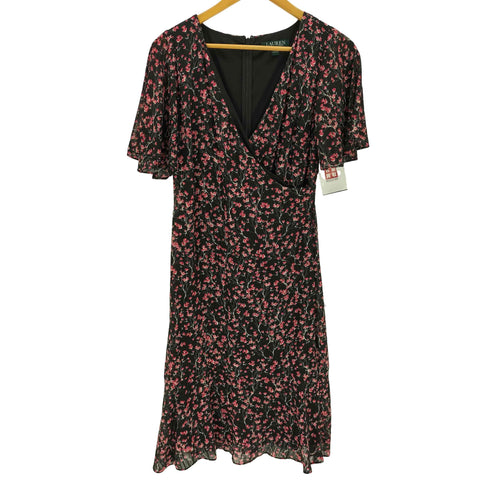 ローレンラルフローレン LAUREN RALPH LAUREN 総柄ポリワンピース レディース JPN:2
