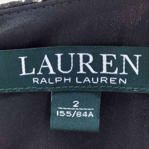 ローレンラルフローレン LAUREN RALPH LAUREN 総柄ポリワンピース レディース JPN:2