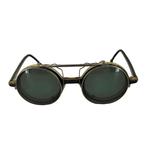 ハクサンメガネテン 白山眼鏡店 FLIP-UP FRONT 跳ね上げ式 サングラス B5 メンズ