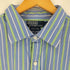 ポロバイラルフローレン Polo by RALPH LAUREN 90s イタリア製 ノーポニー ストライプ シャツ メンズ 18