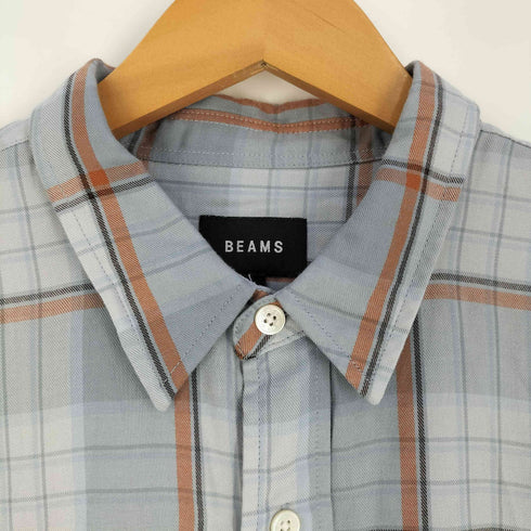 ビームス BEAMS テトロンレーヨン ミニレギュラー イージーシャツ メンズ JPN:M