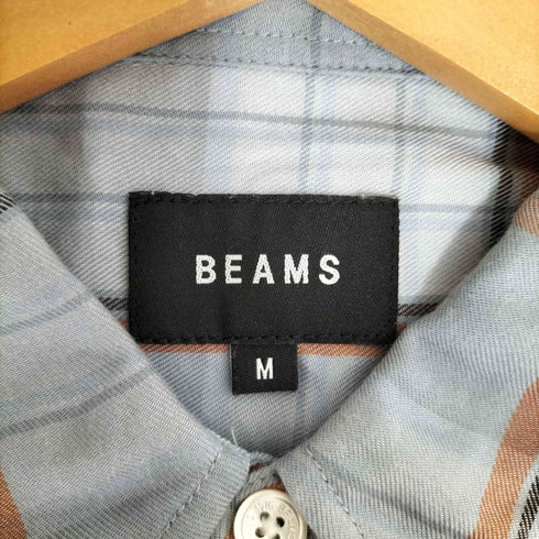 ビームス BEAMS テトロンレーヨン ミニレギュラー イージーシャツ メンズ JPN:M