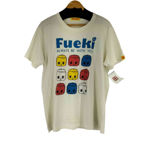 FUEKI フロントプリント S/S Tシャツ メンズ 3L