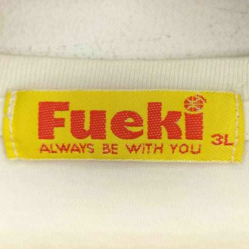 FUEKI フロントプリント S/S Tシャツ メンズ 3L