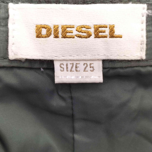 ディーゼル DIESEL 2タックナイロンミニスカート レディース 25