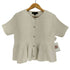ザラ ZARA ペプラムニットジャケット レディース import:S