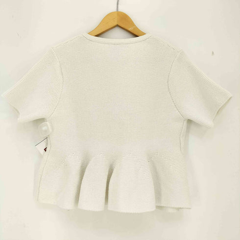 ザラ ZARA ペプラムニットジャケット レディース import:S