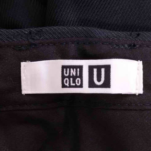 ユニクロユー UNIQLO U ウールブレンドタックパンツ レディース ウエスト64cm ヒップ91cm
