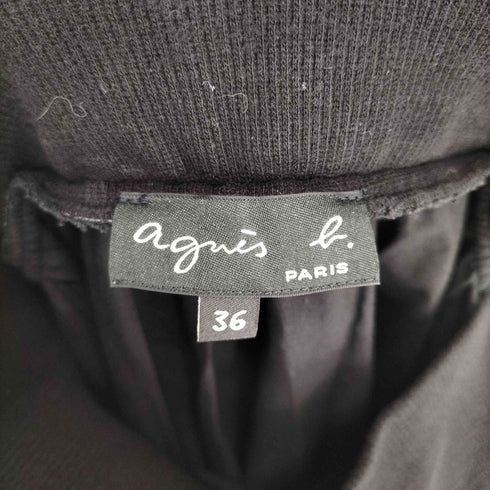 アニエスベー agnes b. ハイウエストフレアマキシスカート レディース 36
