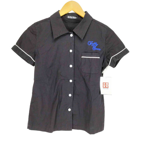 JEFFY DOUR ボウリングシャツ Y2K レディース