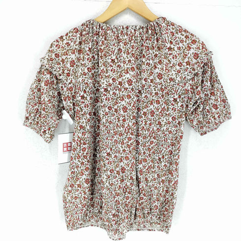 マックスマーラウィーケンドライン Max Mara WEEKEND LINE 花柄シャーリングブラウス レディース L