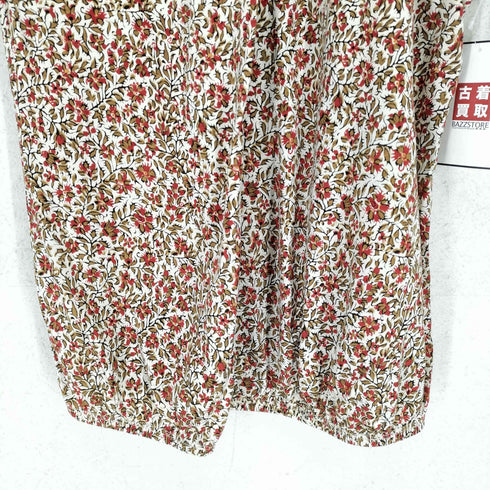 マックスマーラウィーケンドライン Max Mara WEEKEND LINE 花柄シャーリングブラウス レディース L
