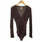 FETICO 24AW LACE KNIT V-NECK BODYSUITS レディース JPN:2