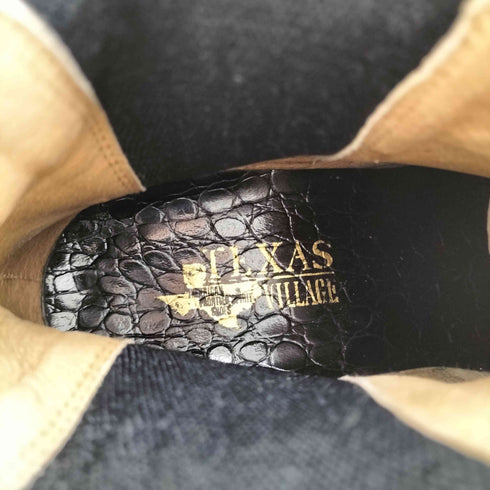 TEXAS VILLAGE サイドゴア リングベルト ウエスタンブーツ レディース 23.5