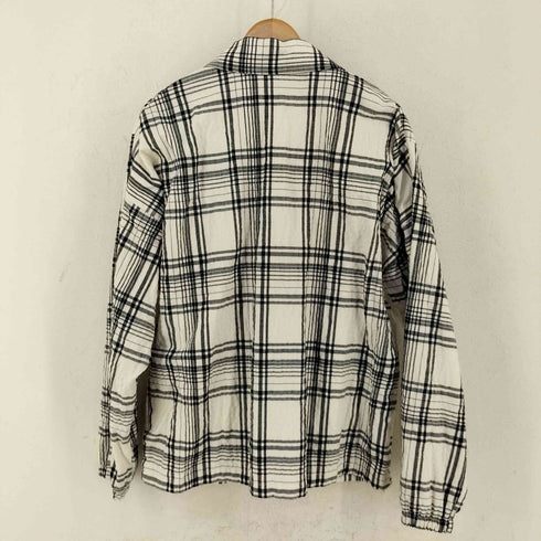 ザラ ZARA チェック柄フルジップブルゾン メンズ