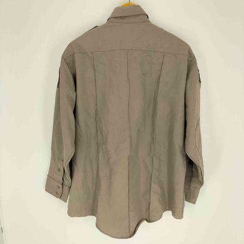 Martin‘s デカ襟 フラップポケット エポレット 企業ロゴ ワッペン L/S シャツ メンズ 17 1/2