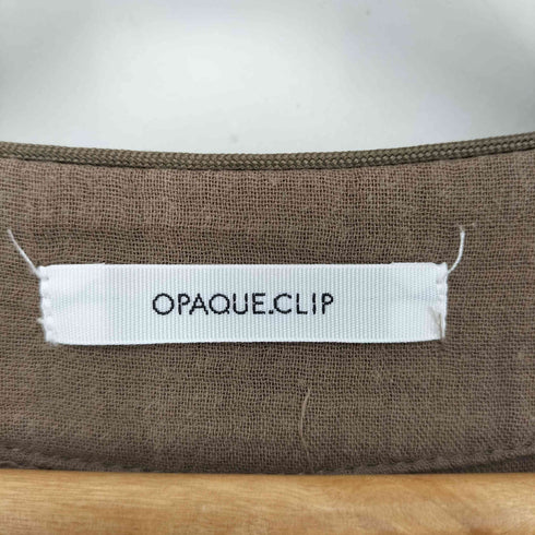 オペークドットクリップ OPAQUE.CLIP ガーゼ カフタン リゾートワンピース レディース JPN:L