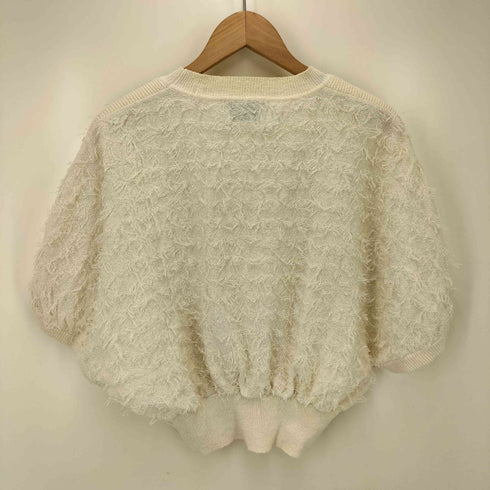クラネ CLANE 23SS FRINGE ARCH SLEEVE KNIT TOPS フリンジ アーチ スリーブ ニット トップス レディース JPN:1