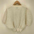 クラネ CLANE 23SS FRINGE ARCH SLEEVE KNIT TOPS フリンジ アーチ スリーブ ニット トップス レディース JPN:1