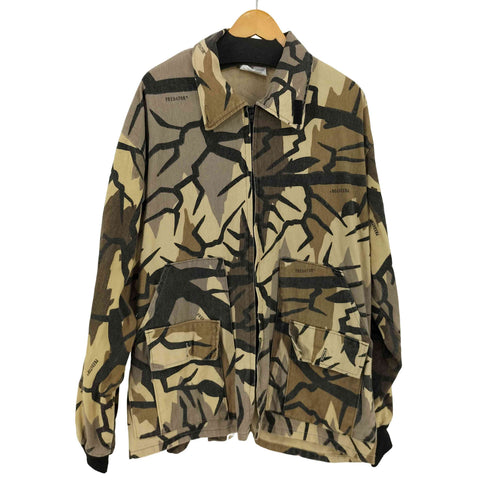 PREDATOR CAMOUFLAGE USA製 プレデターカモ ジップアップジャケット メンズ