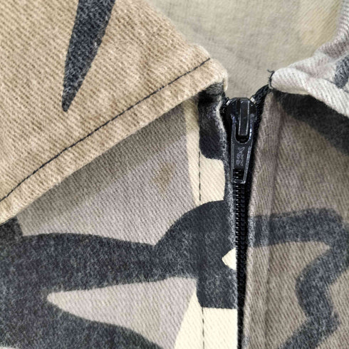 PREDATOR CAMOUFLAGE USA製 プレデターカモ ジップアップジャケット メンズ