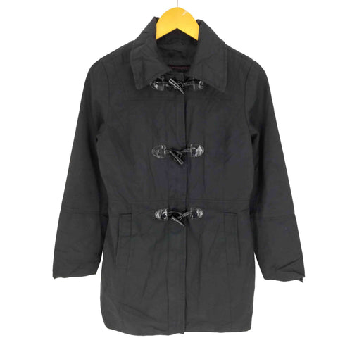 ノーティカ NAUTICA チェック柄 ライナー付き シェル ミックスファブリック ジップアップ ダッフルコート レディース import:XS